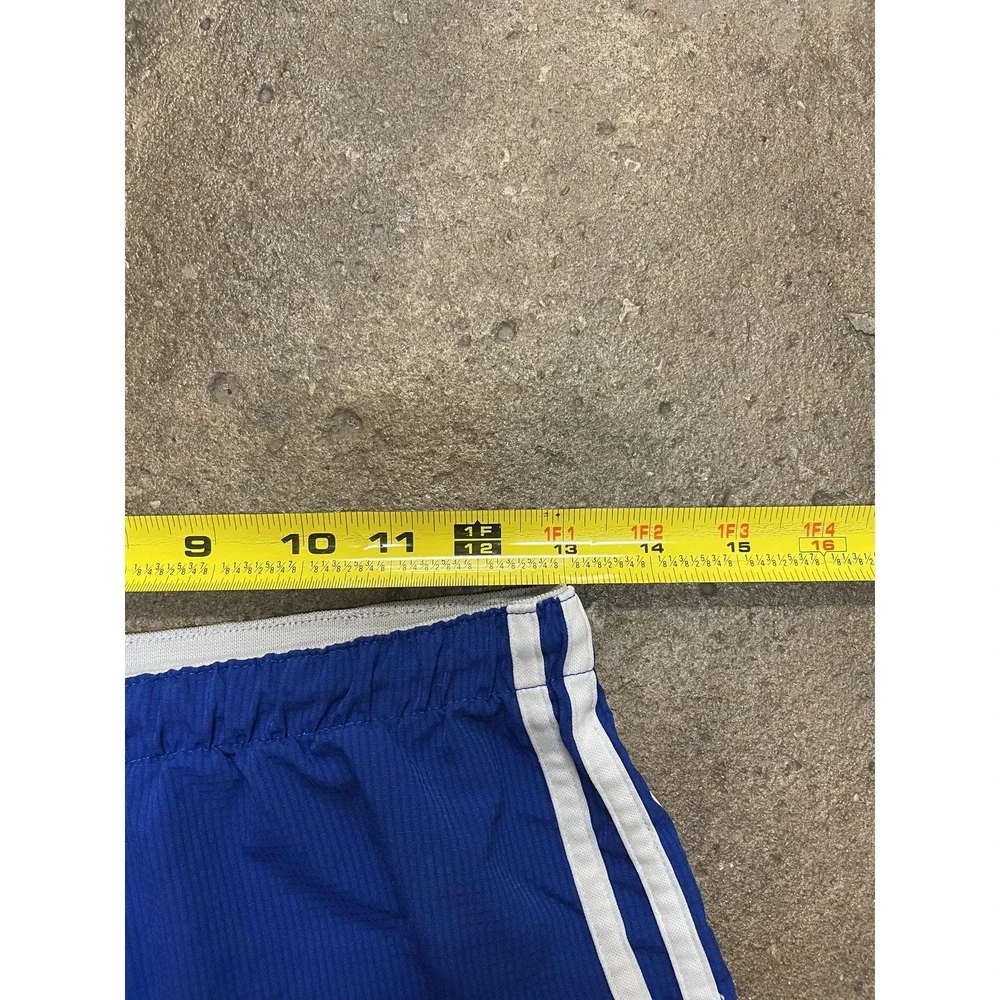 Adidas Shorts Youth 14 Blue 3-Stripes Adizero Athletic Soccer Running Gym‎